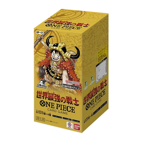 One piece op 17 the world's strongest warriors japanse booster box met 24 packs