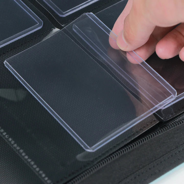 Premium 3X4 toploader fit collector's binder [216 pockets 3X3]