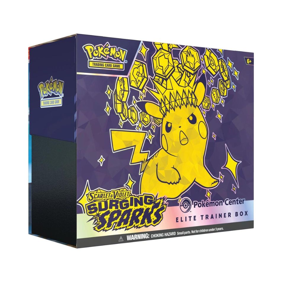 Surging sparks elite trainer box (pokemon center)