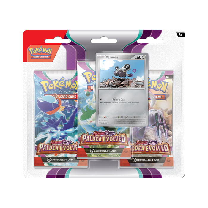 Pokemon Paldea Evolved 3Pack Blister