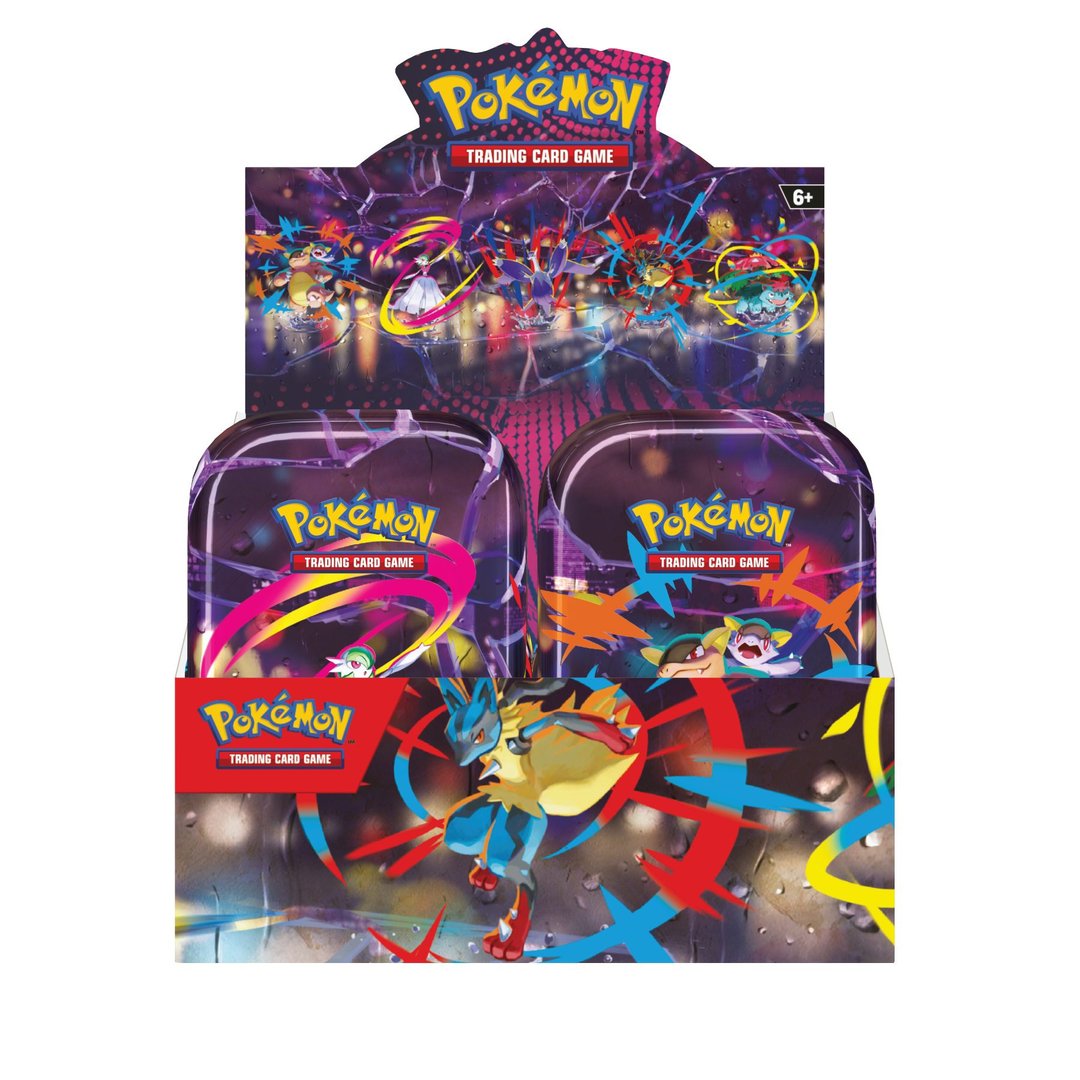 Mega Evolution Mini Tin Display