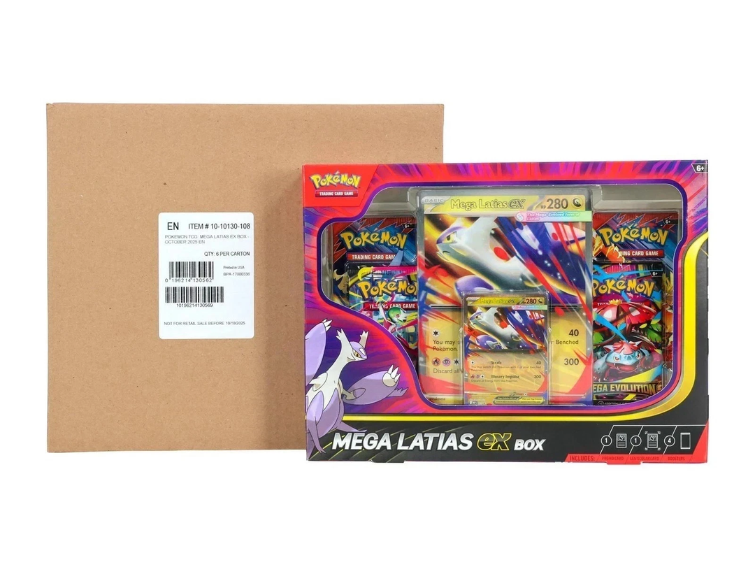 Pokemon Mega Latias Ex Colleciton Box Sealed Case (6 PCS)