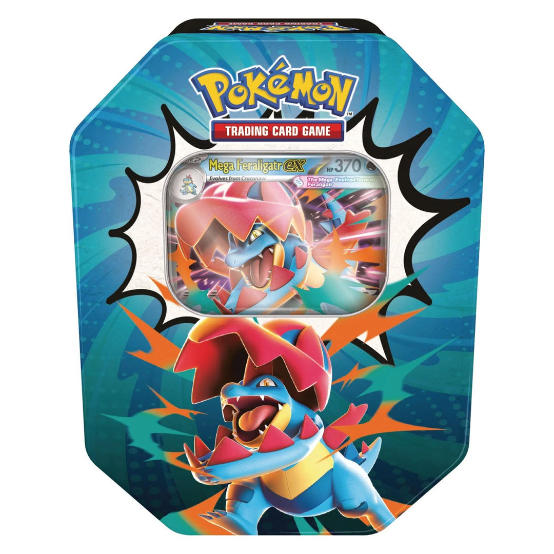 Ascended Heroes Tin – Mega Feraligatr ex